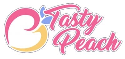 Tasty-Peach-Logo-White-Bkgnd-400-x-190px