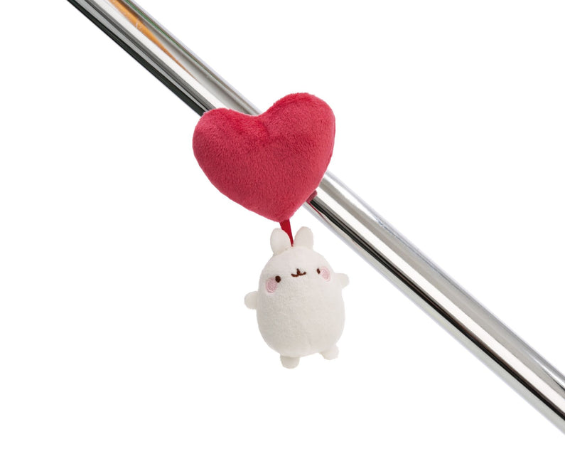 Molang magnet with heart - 5 cm