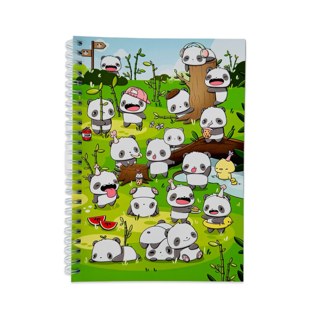 A5 Bullet Journal - Panda Forest