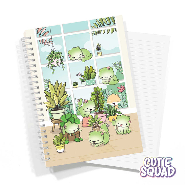 A5 Notebook - Cactus Cats II