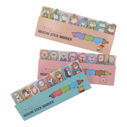 - Cute animal sticky notes B