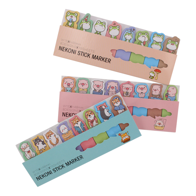 - Cute animal sticky notes B