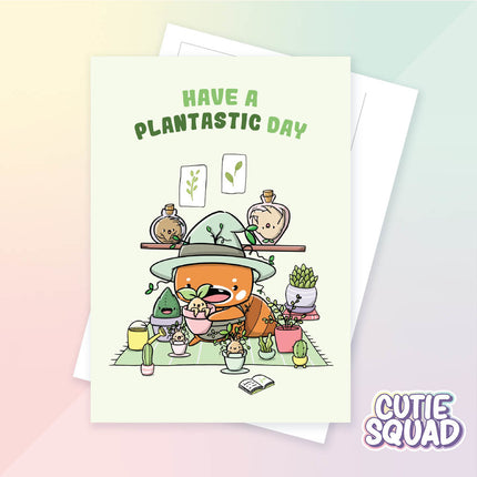 CutieSquad Ansichtkaart - Have a plantastic day