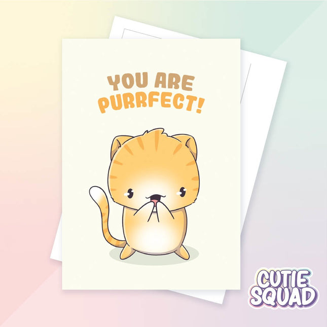 CutieSquad Ansichtkaart - You are purrfect