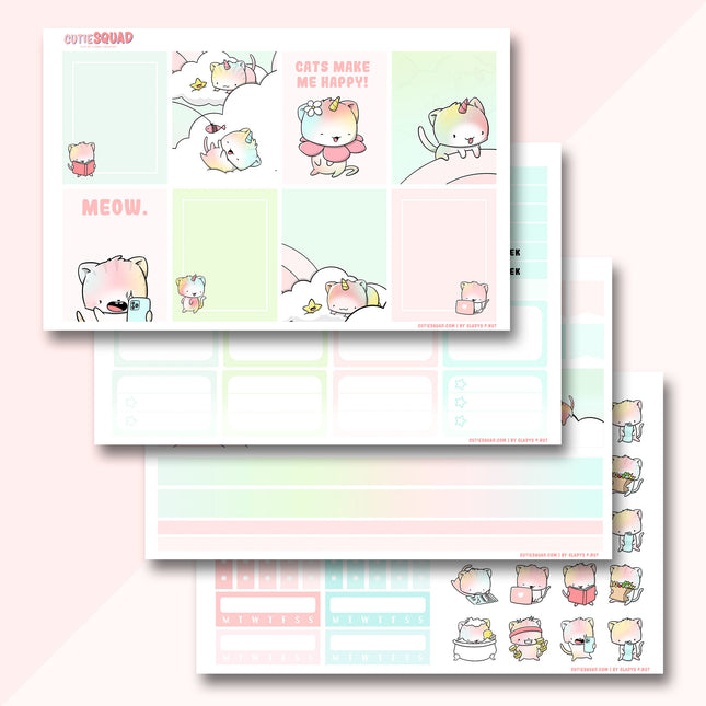 CutieSquad Planner Kit - Unikitties (LIMITED!)