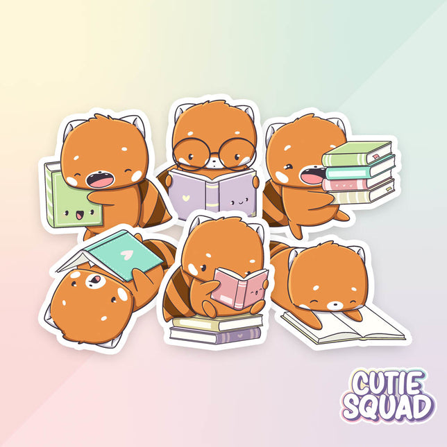 CutieSquad Stickerset - Booklovers II