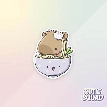 CutieSquad Stickerset - Capybara Bathing