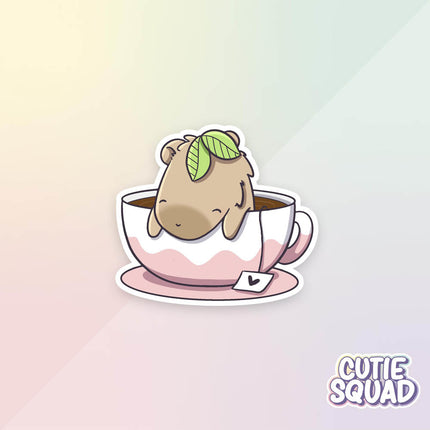 CutieSquad Stickerset - Capybara Bathing