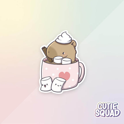 CutieSquad Stickerset - Capybara Bathing