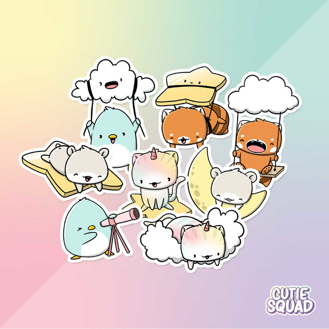 CutieSquad Stickerset - Starry Night