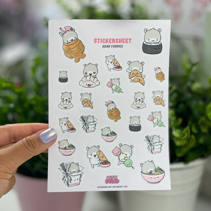 CutieSquad Stickervel - Asian Foodies