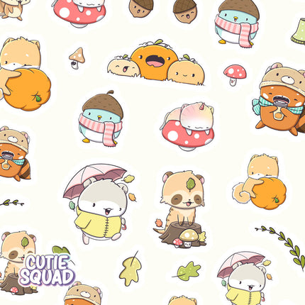 CutieSquad Stickervel - Cozy Forest