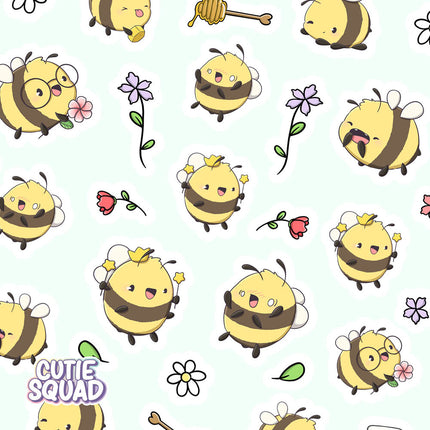 CutieSquad Stickervel- Happy Bees II