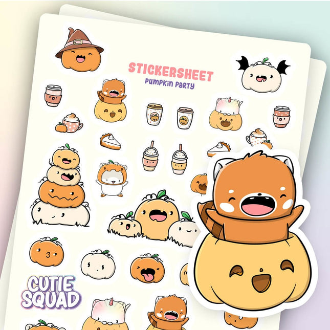 CutieSquad Stickervel - Pumpkin Party