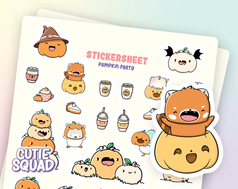 CutieSquad Stickervel - Pumpkin Party