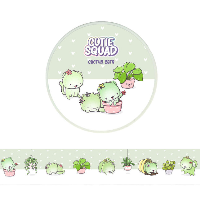 CutieSquad Washi tape - Cactus Cats