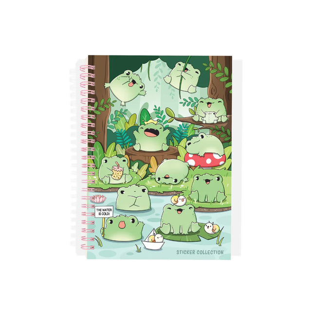 Stickerboek A5 - Frogs