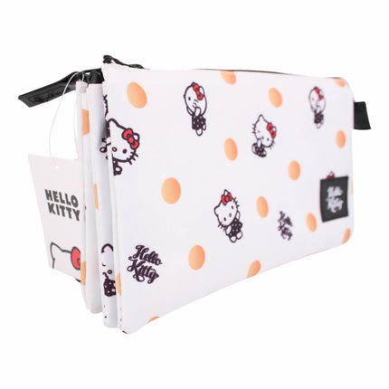 Hello Kitty FOO Hello Kitty drievoudige etui - Polka Dots