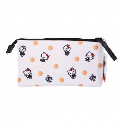 Hello Kitty FOO Hello Kitty drievoudige etui - Polka Dots