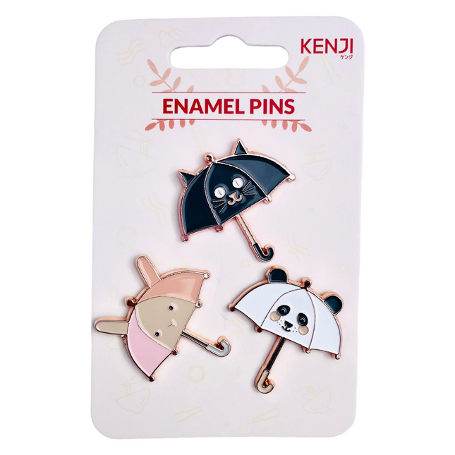 Kenji Driedelige set pins - Paraplu Brolly