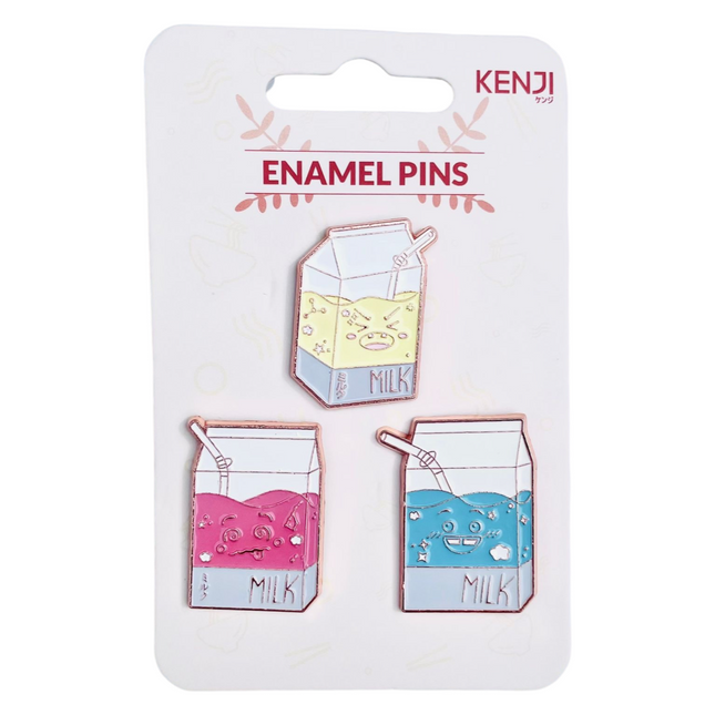 Kenji Driedelige set pins - Space Milk