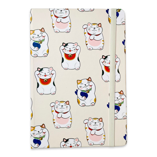 Kenji Notebook Hardcover A5 - Lucky Cat