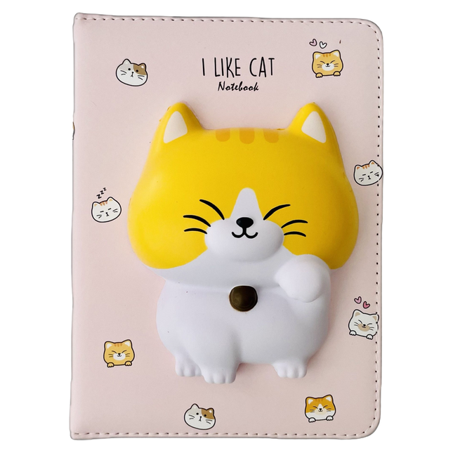 Kenji Squishy notebook A5 - Kat