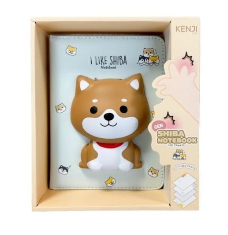 Kenji Squishy notebook A5 - Shiba