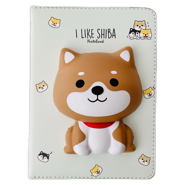 Kenji Squishy notebook A5 - Shiba