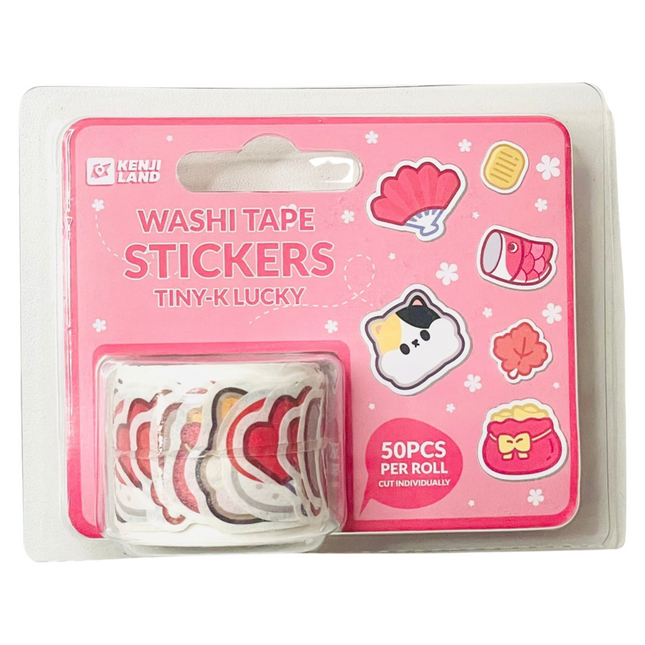 Kenji Washi tape stickers - Tiny K Lucky