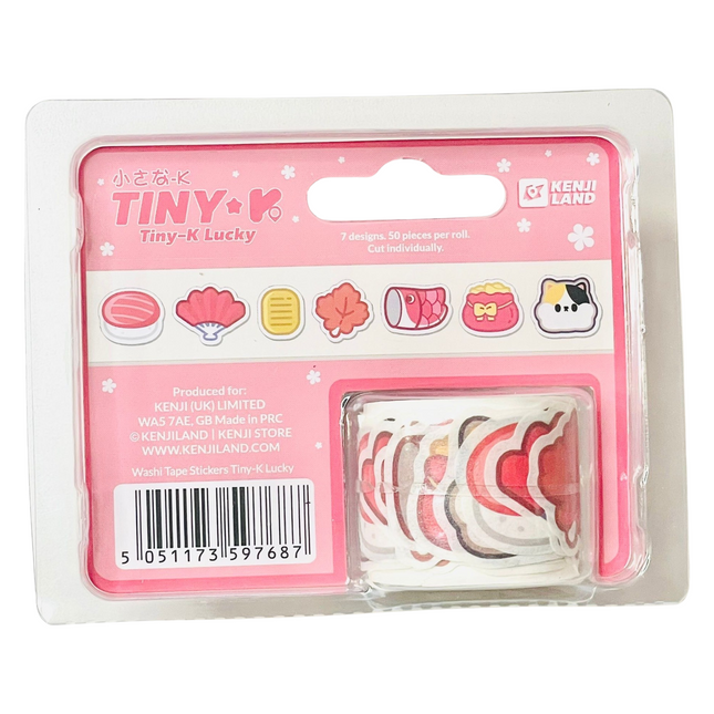 Kenji Washi tape stickers - Tiny K Lucky