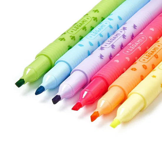 Legami Uitwisbare highlighters set - 6 stuks