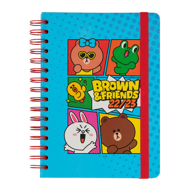 LINE FRIENDS Line Friends Schoolagenda 2022-2023 (A5)