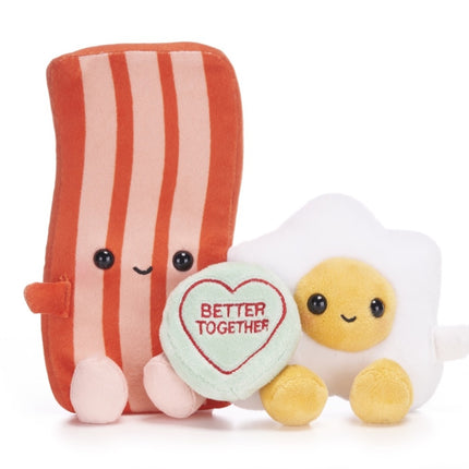 Love Hearts Bacon en ei knuffel - Better together