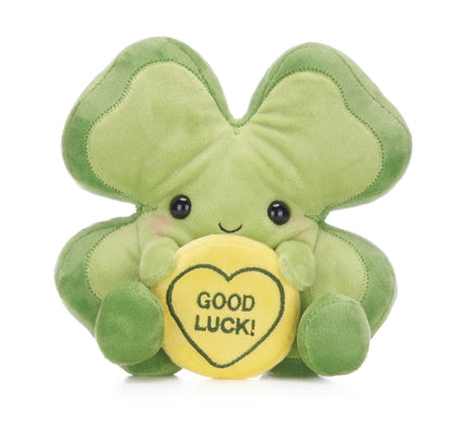 Love Hearts Klaver knuffel - Good Luck - 18 cm