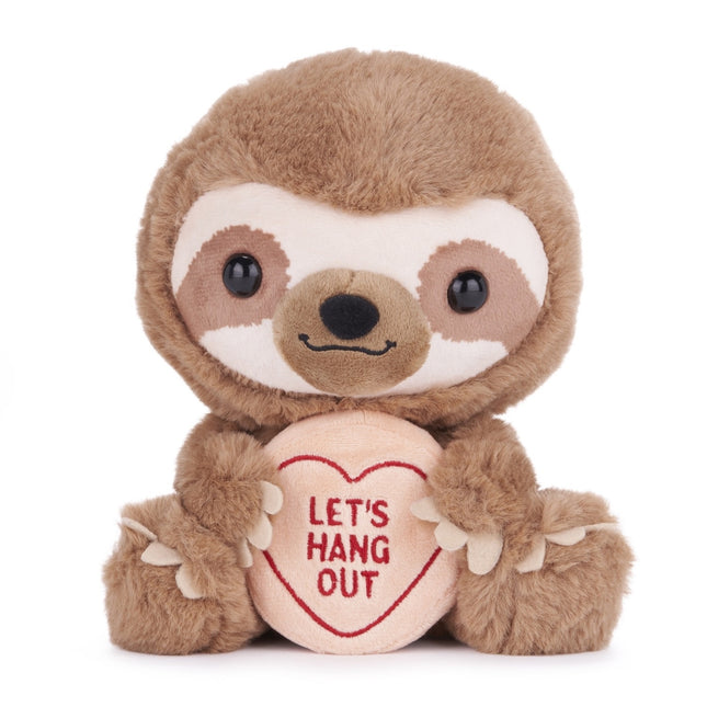 Love Hearts Luiaard knuffel - Let's hang out - 18 cm