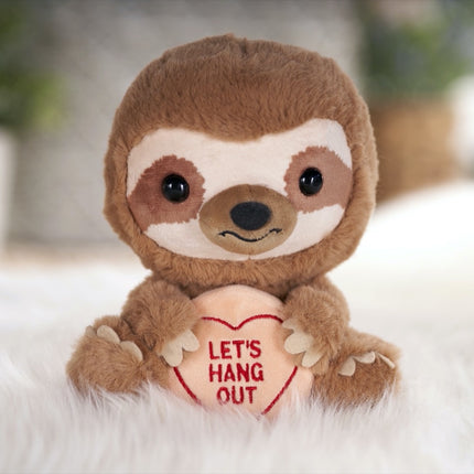 Love Hearts Luiaard knuffel - Let's hang out - 18 cm