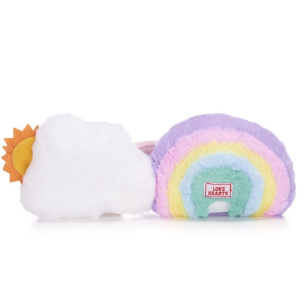 Love Hearts Regenboog en wolk knuffel - You are amazing