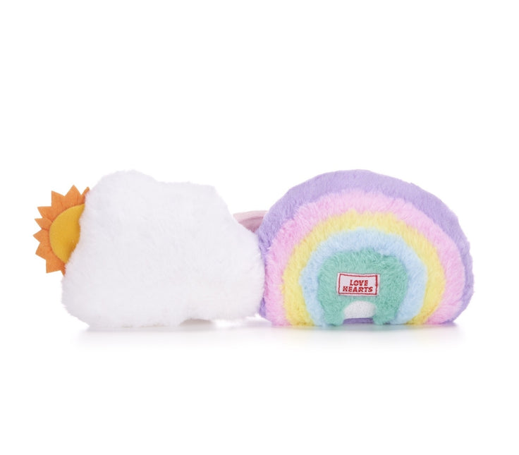 Love Hearts Regenboog en wolk knuffel - You are amazing