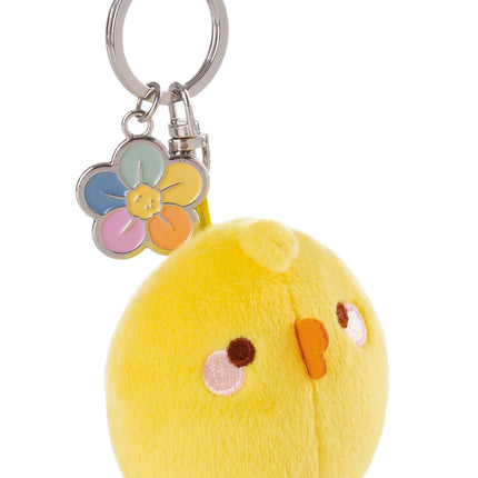 Molang BEURS Piu Piu sleutelhanger met bloem - 6 cm  - Copy