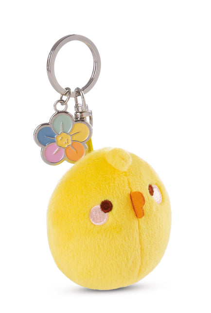 Molang BEURS Piu Piu sleutelhanger met bloem - 6 cm  - Copy