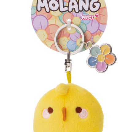 Molang BEURS Piu Piu sleutelhanger met bloem - 6 cm  - Copy