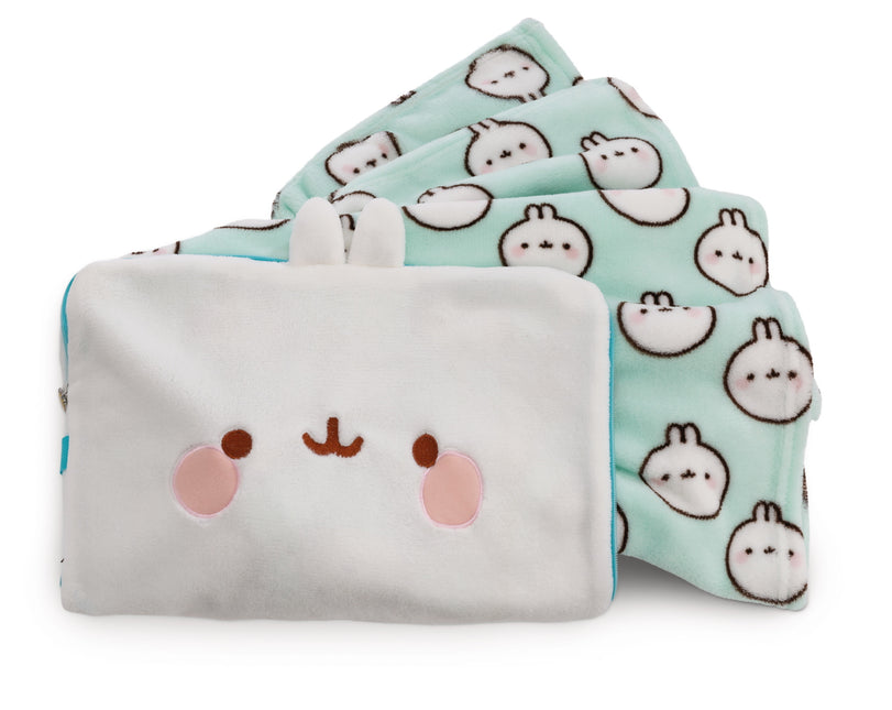 Molang Fleece deken - kussen