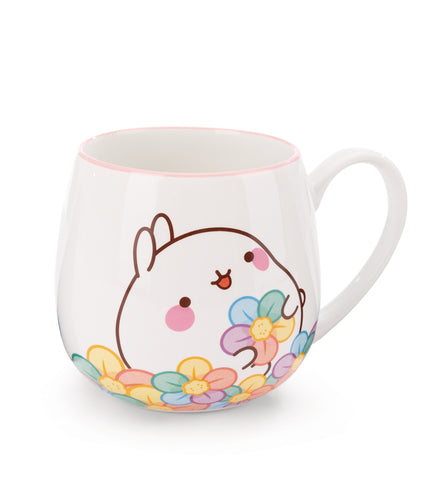 Molang Molang mok porselein - bloemen