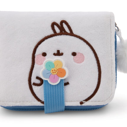 Molang Molang portemonnee pluche - bloem