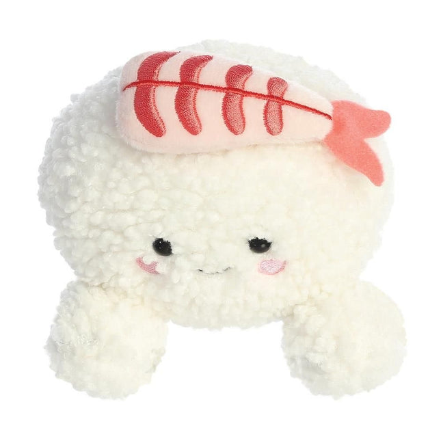 Palm Pals Sushi met garnaal knuffeltje - 13 cm