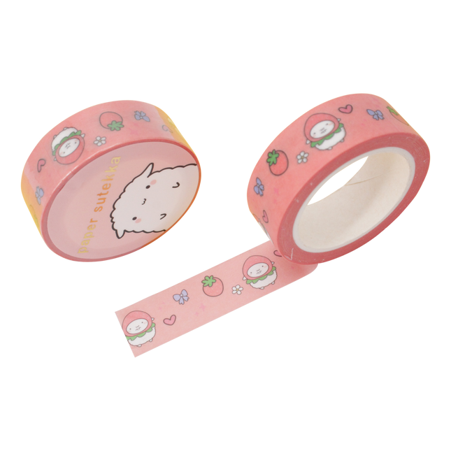 Paper Sutekka Washi Tape - Mochi Strawberry