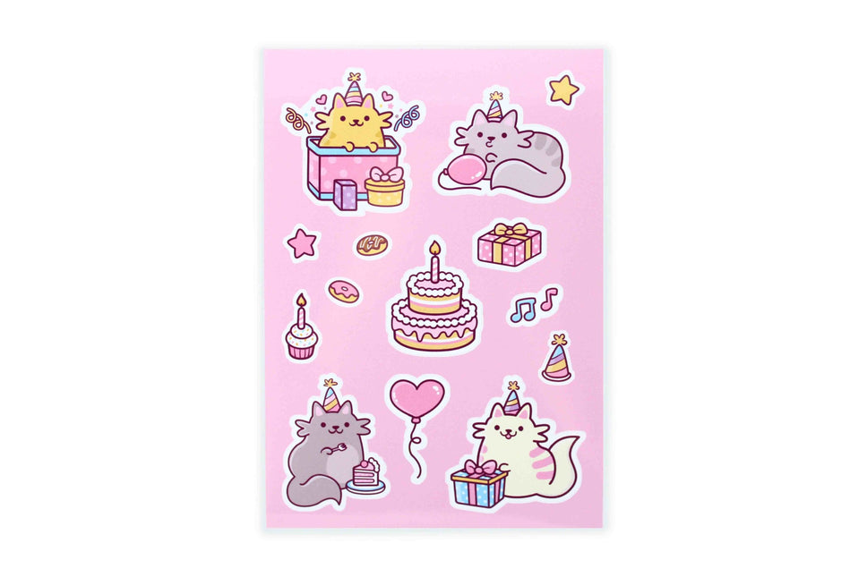 We Are Extinct Stickervel - Birthday Cats