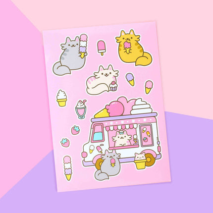 We Are Extinct Stickervel - Ice Cream Cats