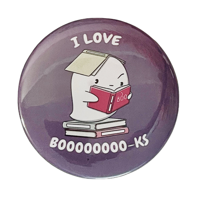 Yuki the Ghost Button - I love books